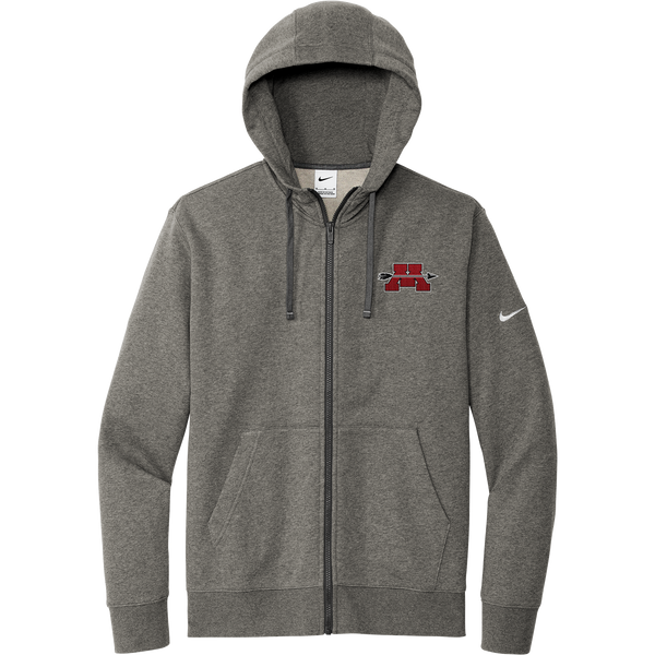 Mercer Arrows Nike Club Fleece Sleeve Swoosh Full-Zip Hoodie