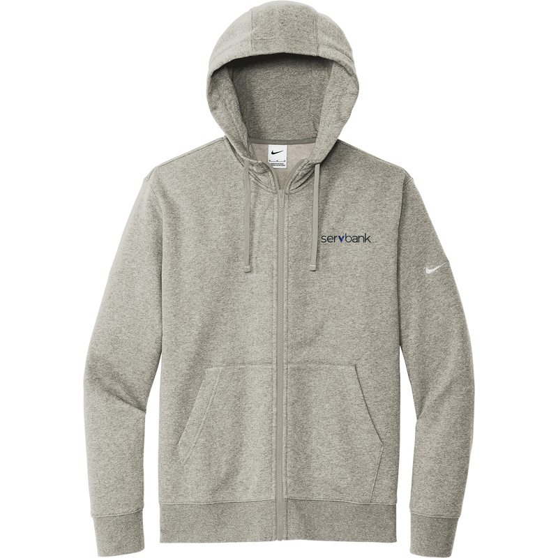 Servbank Nike Club Fleece Sleeve Swoosh Full-Zip Hoodie