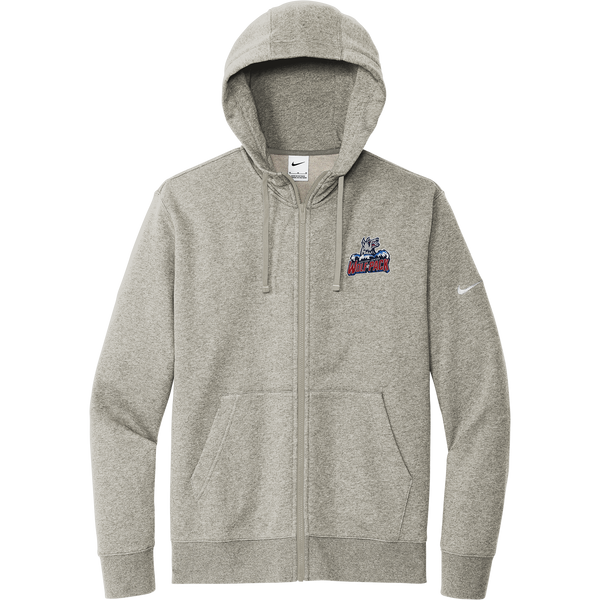 Hartford Jr. Wolfpack Nike Club Fleece Sleeve Swoosh Full-Zip Hoodie