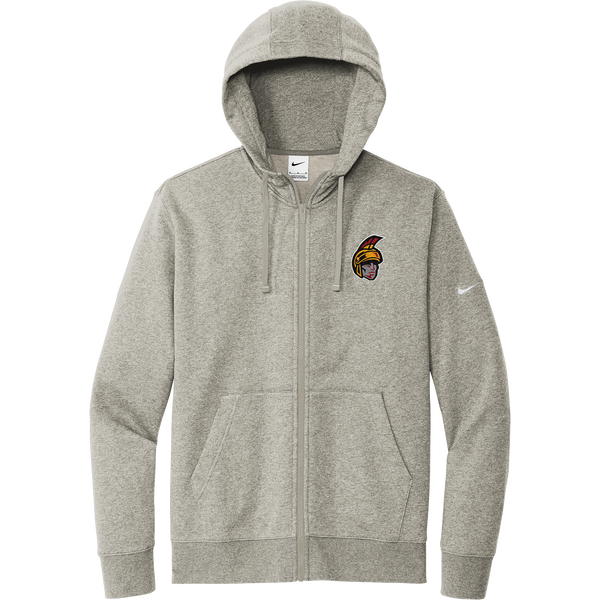 Seacoast Spartans Nike Club Fleece Sleeve Swoosh Full-Zip Hoodie