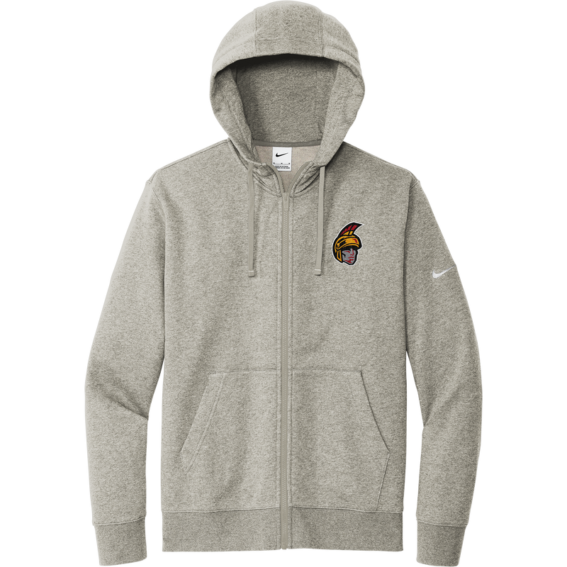 Seacoast Spartans Nike Club Fleece Sleeve Swoosh Full-Zip Hoodie