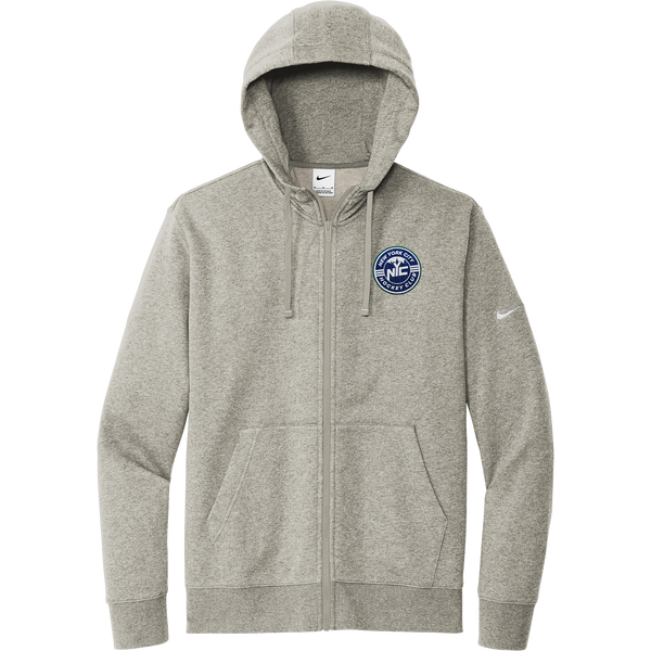 NYC Hockey Club Nike Club Fleece Sleeve Swoosh Full-Zip Hoodie