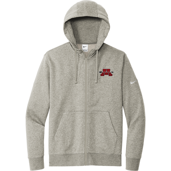 Mercer Arrows Nike Club Fleece Sleeve Swoosh Full-Zip Hoodie