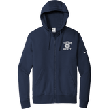 Chatham Hockey Nike Club Fleece Sleeve Swoosh Full-Zip Hoodie