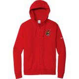 Seacoast Spartans Nike Club Fleece Sleeve Swoosh Full-Zip Hoodie