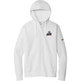 Hartford Jr. Wolfpack Nike Club Fleece Sleeve Swoosh Full-Zip Hoodie