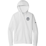 NJ Jets Nike Club Fleece Sleeve Swoosh Full-Zip Hoodie