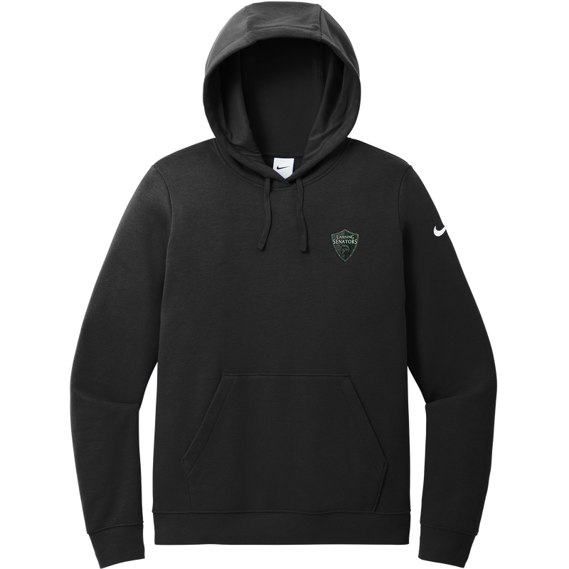 Lansing Senators Nike Women's Club Fleece Sleeve Swoosh Pullover Hoodie