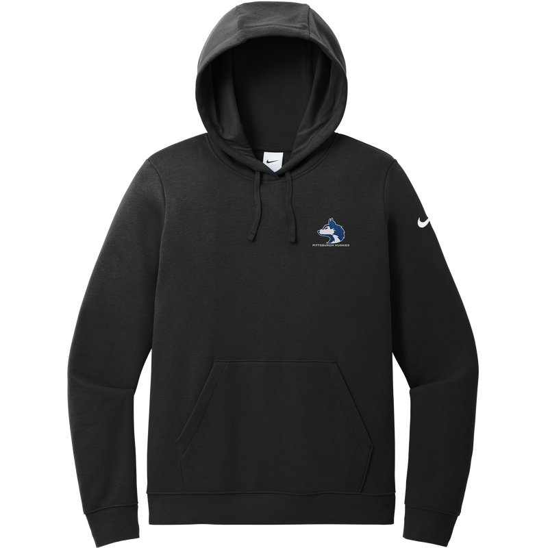 Pittsburgh Huskies Nike Women's Club Fleece Sleeve Swoosh Pullover Hoodie