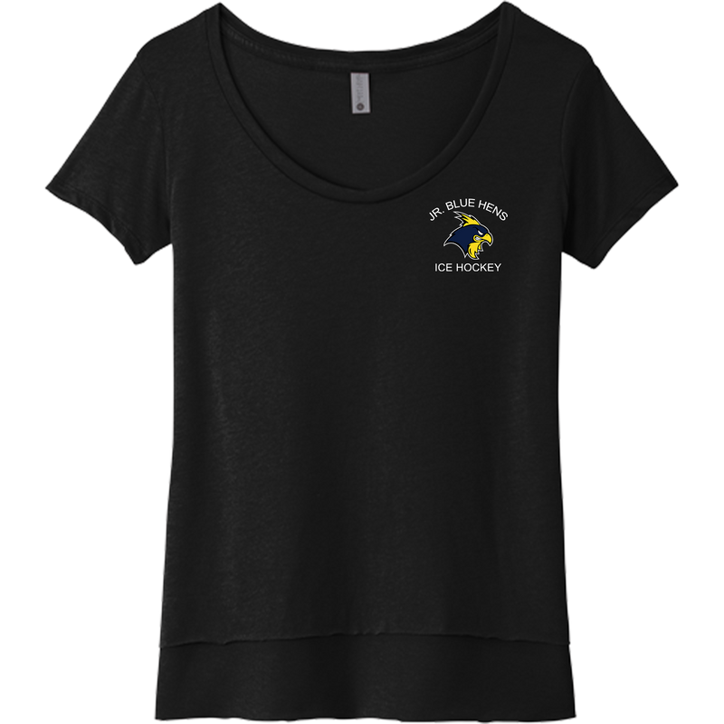 Delaware Jr. Blue Hens Womens Festival Scoop Neck Tee