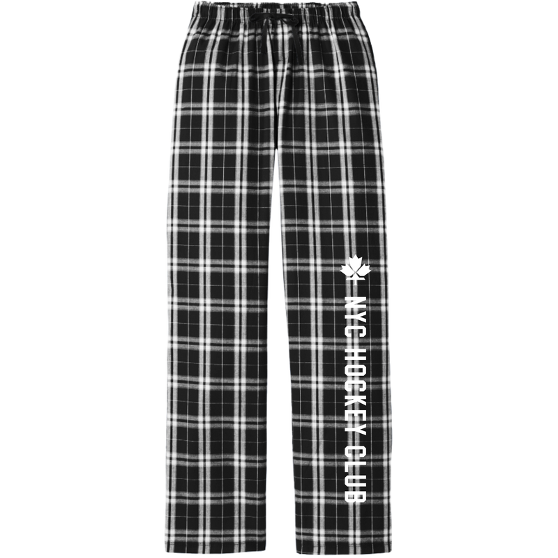 NYC Hockey Club Women's Flannel Plaid Pant