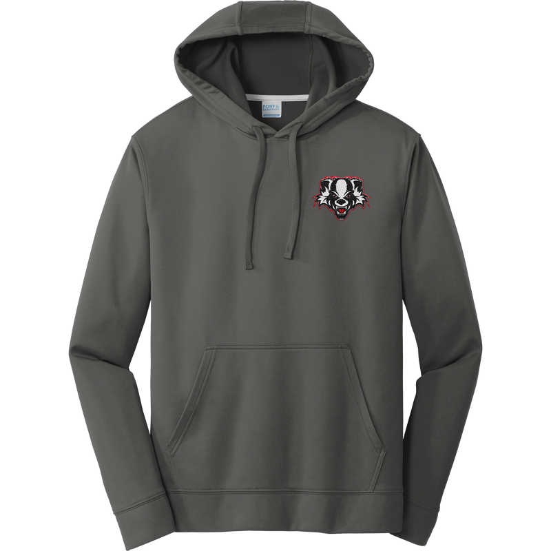 Scary Badgers Performance Fleece Pullover Hooded Sweatshirt