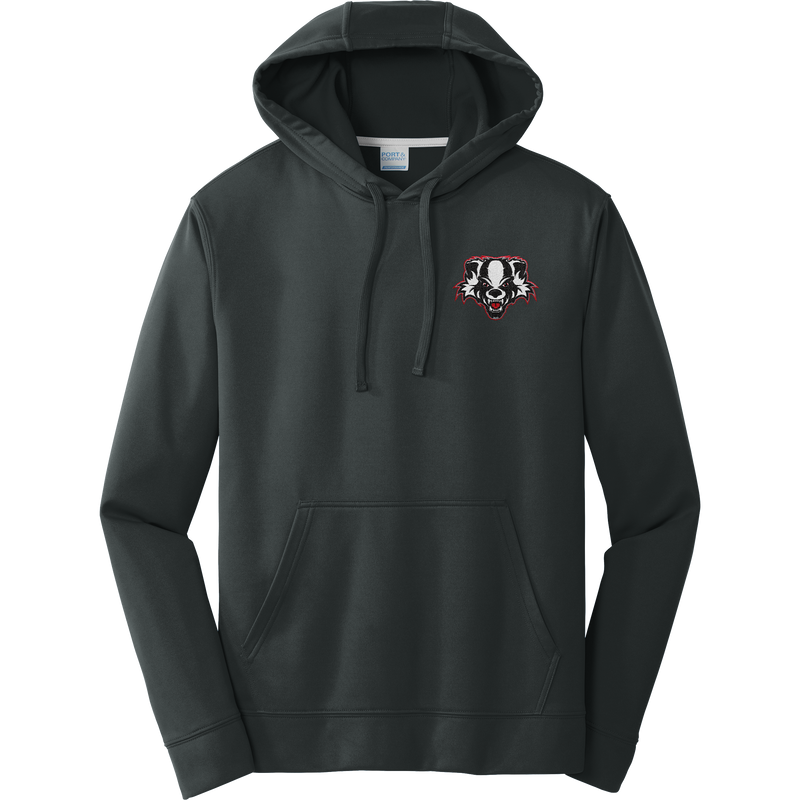 Scary Badgers Performance Fleece Pullover Hooded Sweatshirt