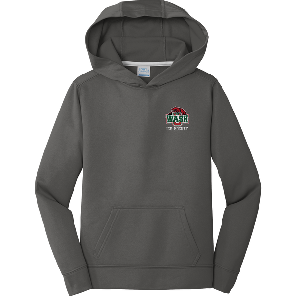 Wash U Youth Performance Fleece Pullover Hooded Sweatshirt