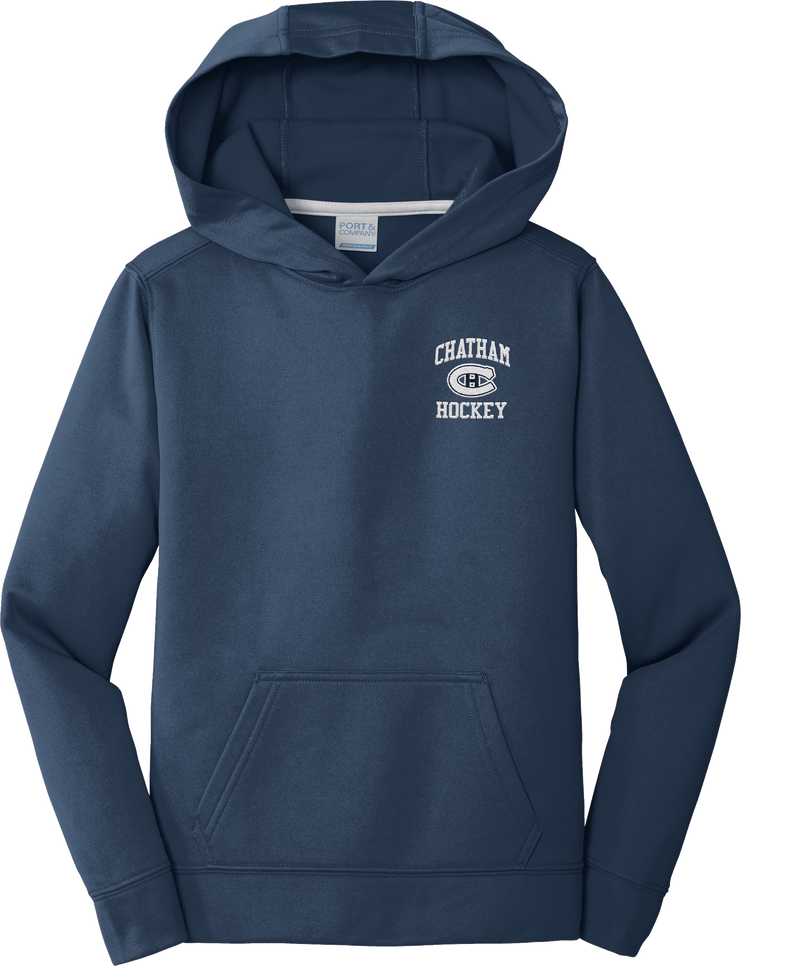 Chatham Hockey Youth Performance Fleece Pullover Hooded Sweatshirt