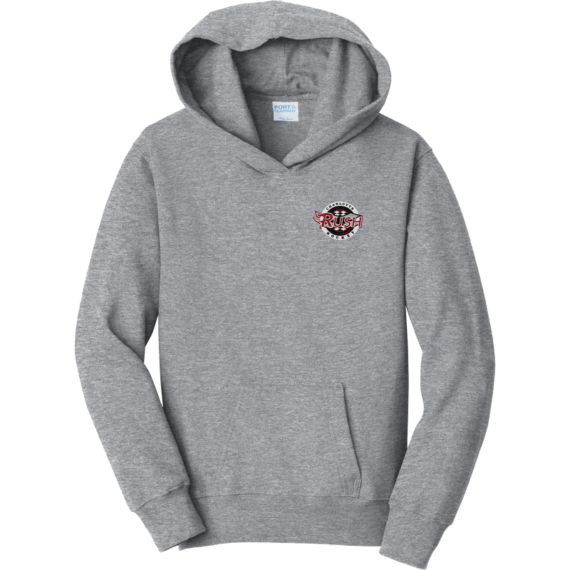Charlotte Rush Youth Fan Favorite Fleece Pullover Hooded Sweatshirt