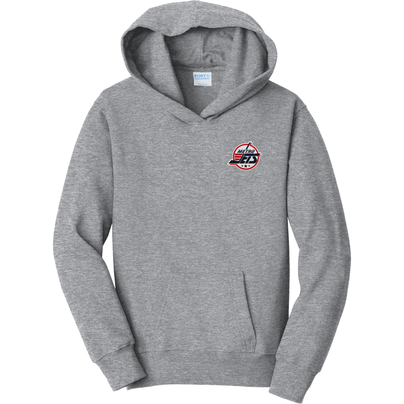 Metro Jets Youth Fan Favorite Fleece Pullover Hooded Sweatshirt