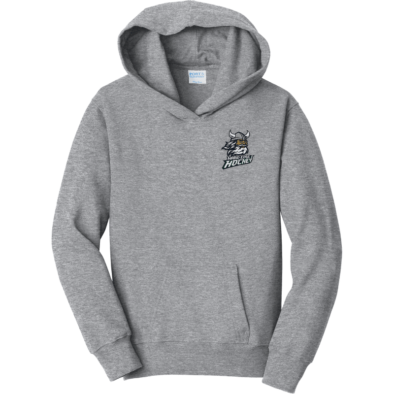 Hard Edge Hockey Youth Fan Favorite Fleece Pullover Hooded Sweatshirt