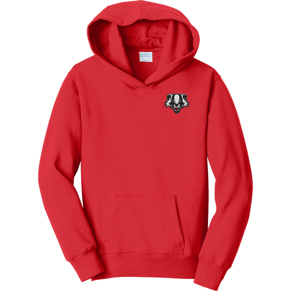 Scary Badgers Youth Fan Favorite Fleece Pullover Hooded Sweatshirt