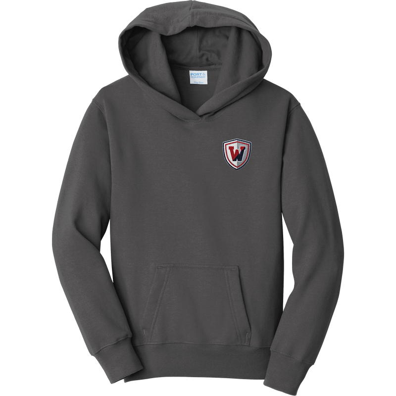 Wall Hockey Youth Fan Favorite Fleece Pullover Hooded Sweatshirt