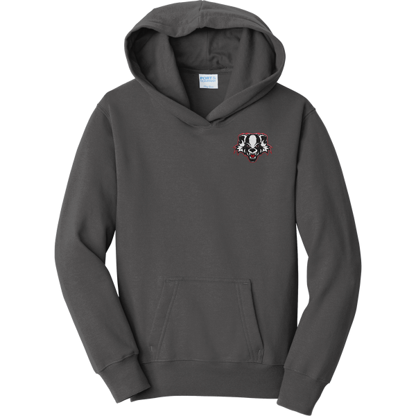 Scary Badgers Youth Fan Favorite Fleece Pullover Hooded Sweatshirt