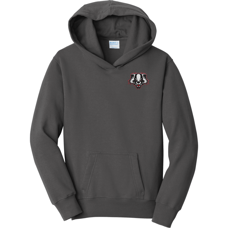 Scary Badgers Youth Fan Favorite Fleece Pullover Hooded Sweatshirt