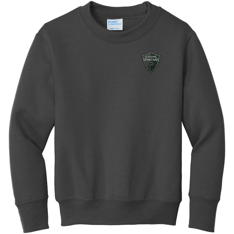 Lansing Spartans Youth Core Fleece Crewneck Sweatshirt