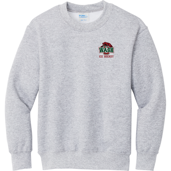 Wash U Youth Core Fleece Crewneck Sweatshirt