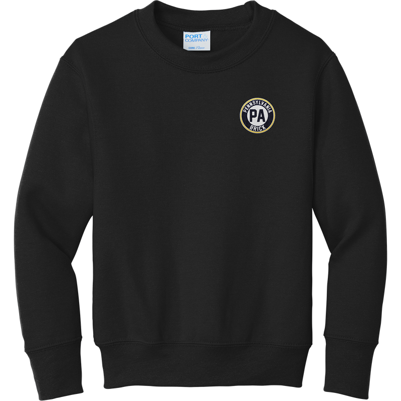 PA Brick Youth Core Fleece Crewneck Sweatshirt