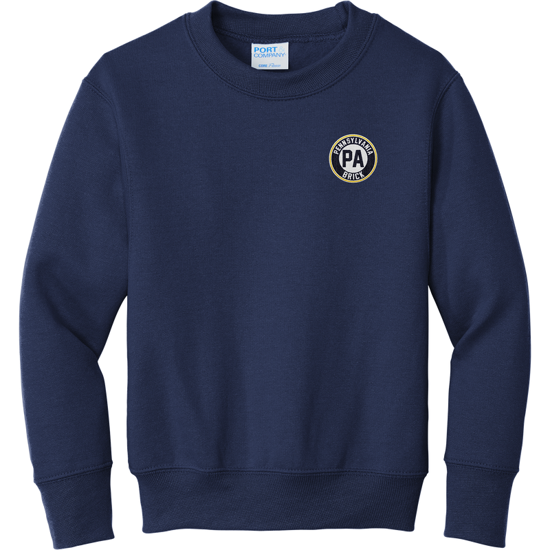 PA Brick Youth Core Fleece Crewneck Sweatshirt