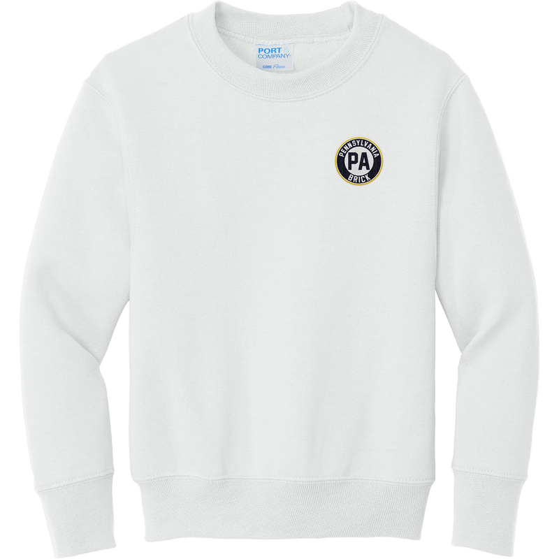 PA Brick Youth Core Fleece Crewneck Sweatshirt