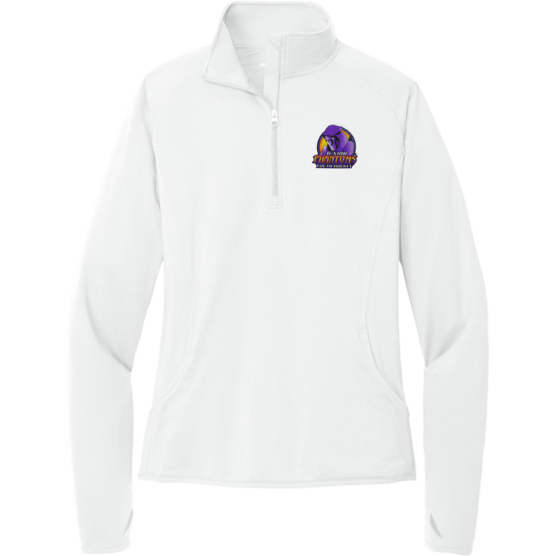 Jr. Phantoms Ladies Sport-Wick Stretch 1/4-Zip Pullover