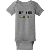 Upland Basketball Infant Short Sleeve Baby Rib Bodysuit