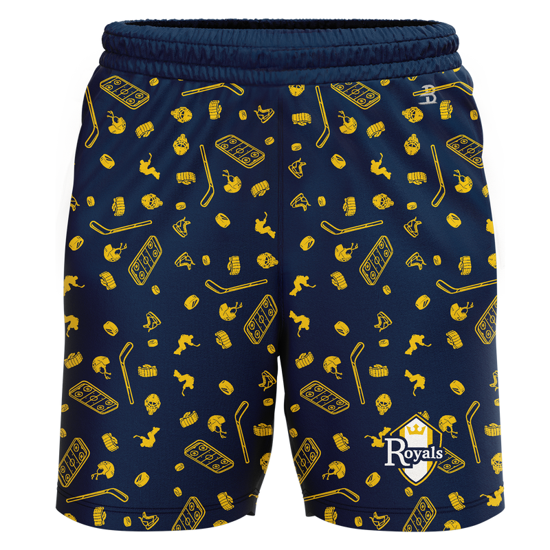 Royals Hockey Club Adult Sublimated Pattern Shorts