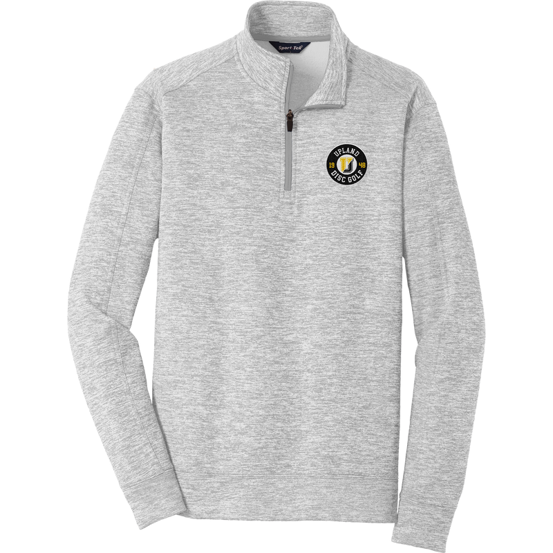 Upland Disc Golf PosiCharge Electric Heather Fleece 1/4-Zip Pullover