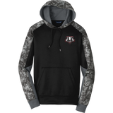 Scary Badgers Sport-Wick Mineral Freeze Fleece Colorblock Hooded Pullover