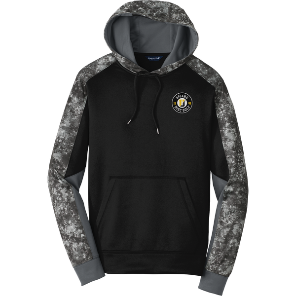 Upland Disc Golf Sport-Wick Mineral Freeze Fleece Colorblock Hooded Pullover
