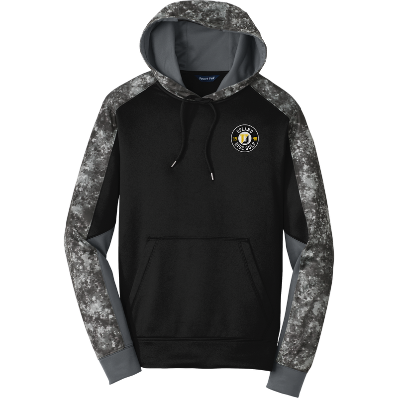 Upland Disc Golf Sport-Wick Mineral Freeze Fleece Colorblock Hooded Pullover