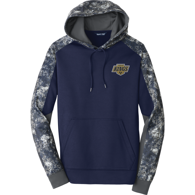 Skylands Kings Sport-Wick Mineral Freeze Fleece Colorblock Hooded Pullover