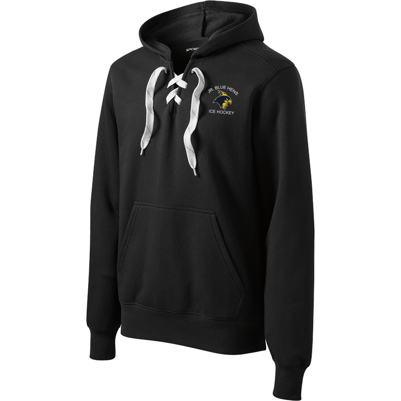 Delaware Jr. Blue Hens Lace Up Pullover Hooded Sweatshirt