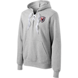 Wall Hockey Lace Up Pullover Hooded Sweatshirt