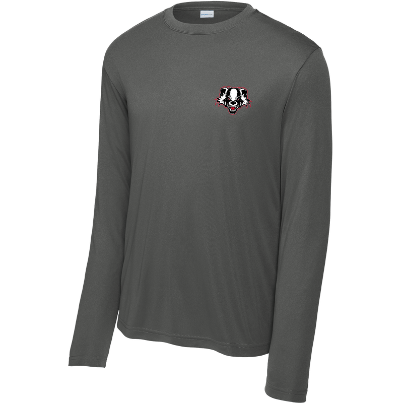 Scary Badgers Long Sleeve PosiCharge Competitor Tee