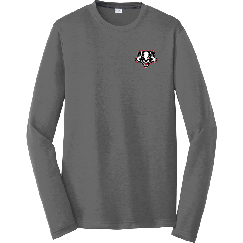 Scary Badgers Long Sleeve PosiCharge Competitor Cotton Touch Tee