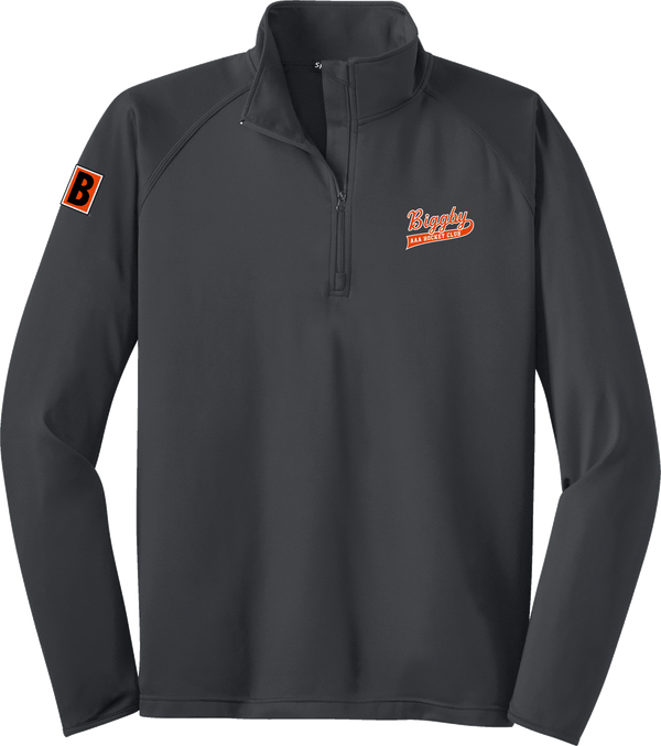 Biggby Coffee AAA Sport-Wick Stretch 1/4-Zip Pullover