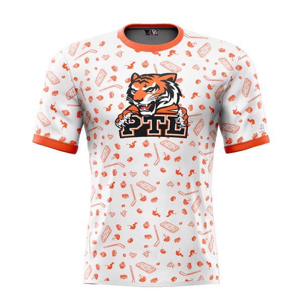 Princeton Tiger Lilies Adult Sublimated Pattern Tee