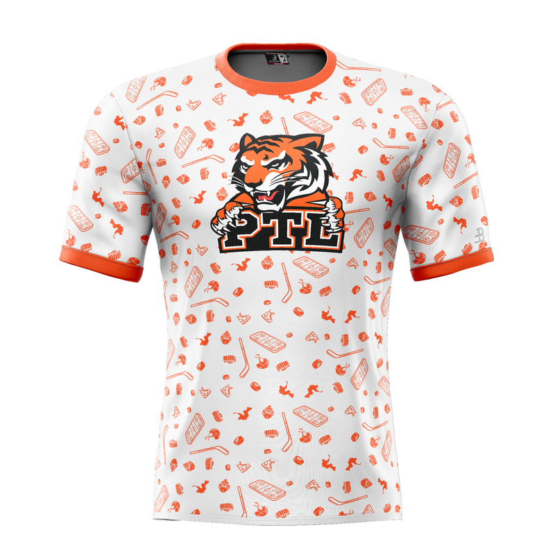 Princeton Tiger Lilies Adult Sublimated Pattern Tee