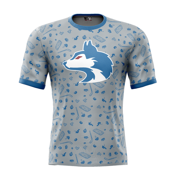 Pittsburgh Huskies Adult Sublimated Pattern Tee