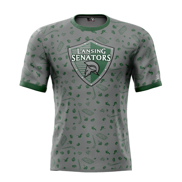 Lansing Senators Youth Sublimated Pattern Tee