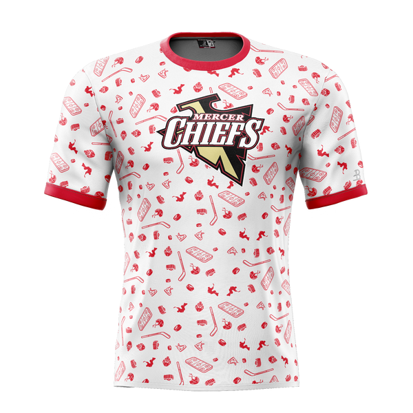 Mercer Chiefs Tier 2 Adult 2025 Sublimated Pattern Tee
