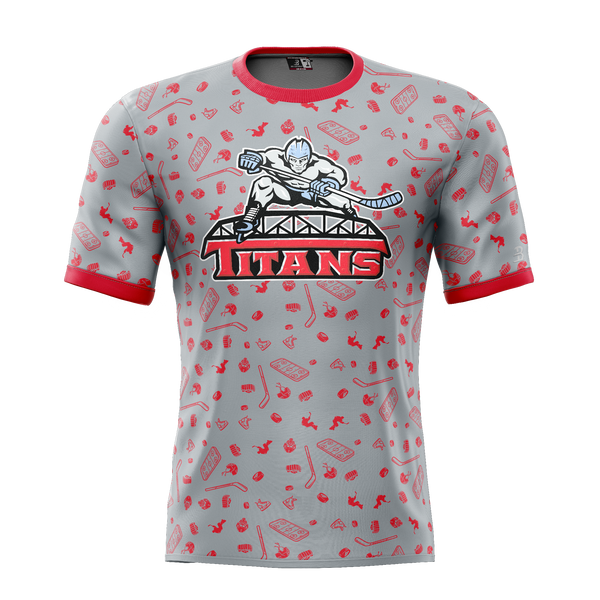 NJ Titans Youth Sublimated Pattern Tee